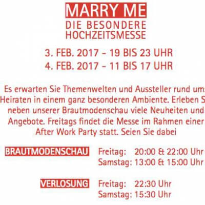 MarryMe-Die besondere Hochzeitsmesse