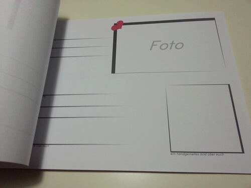 Bastelanleitung für ein Gästebuch Bastelanleitung für ein Gästebuch