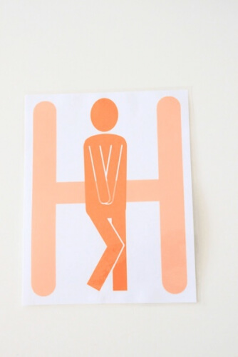 Toilettenschilder D + H Toilettenschilder D + H