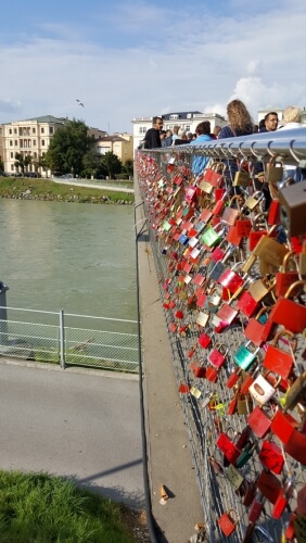 Liebesbrücke Salzburg Liebesbrücke Salzburg