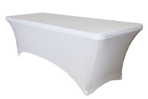 Tischdecken Stretch Weiß Größe S-Bild