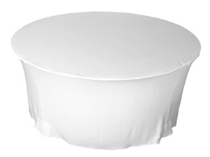 Tischdecken Stretch in der Farbe  Weiß-Bild