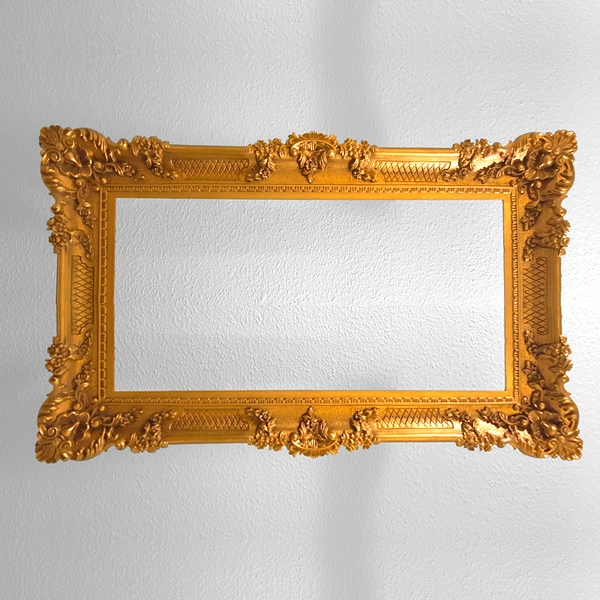 Foto-Rahmen in Gold-Bild