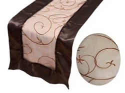 Tischläufer mit Muster in Chocolate-Bild