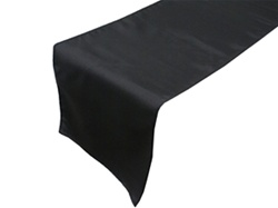 Tischläufer aus Polyester in Schwarz-Bild