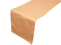 Tischläufer aus Polyester in Apricot-Bild