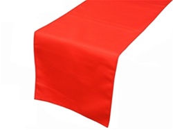 Tischläufer aus Polyester in Rot-Bild