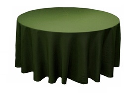 Tischdecken (225cm Durchmesser) in der Farbe Grün