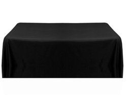 Tischdecken (150x260cm) in der Farbe Schwarz-Bild