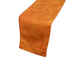 Tischläufer aus Taft in Orange-Bild