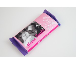 50 Schokoladentafeln mit individueller Banderole Baby Geburt (Milka)-Bild