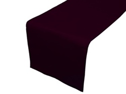 Tischläufer aus Polyester in Aubergine-Bild